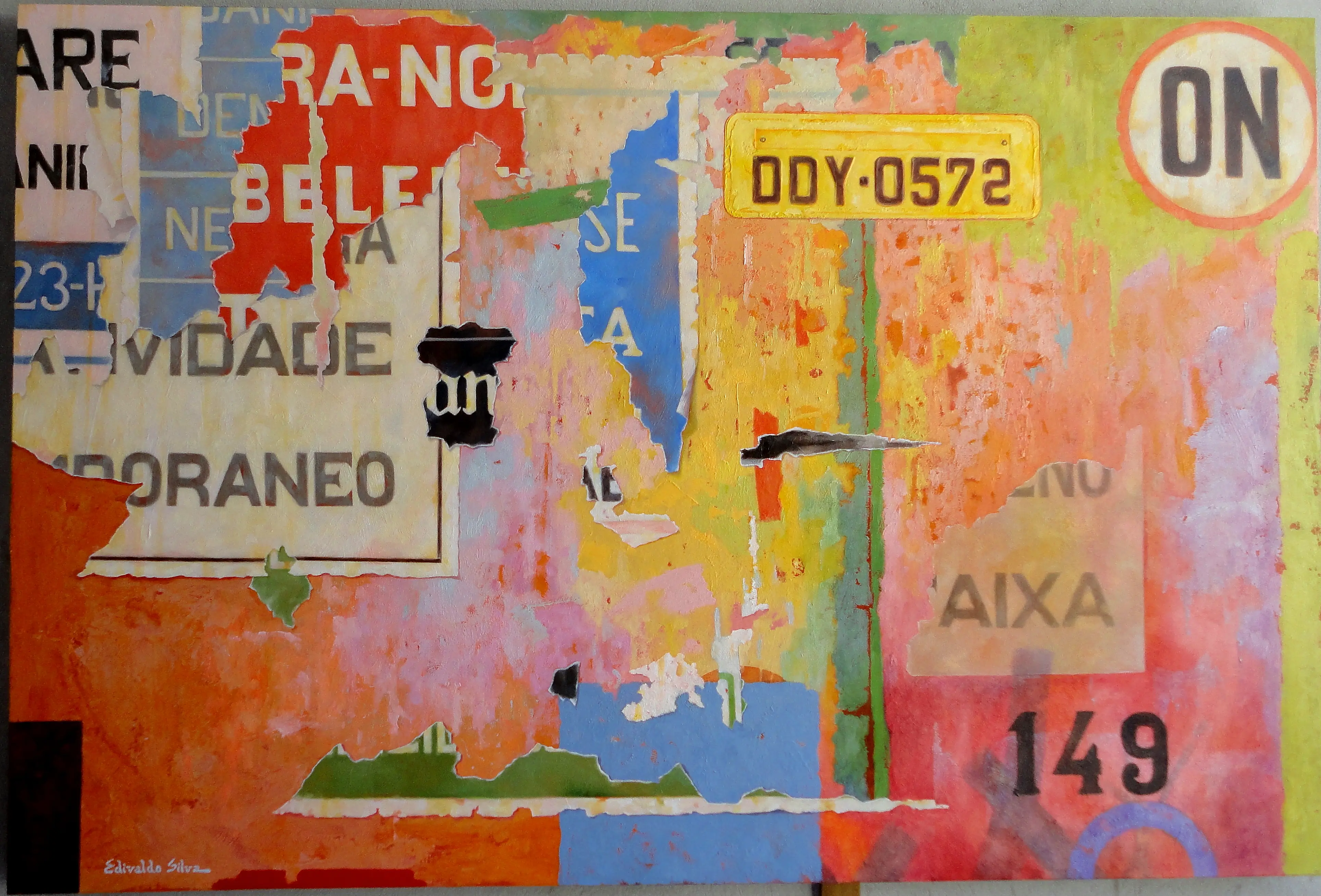 Obra de Edivaldo Silva associada à exposição de 2013